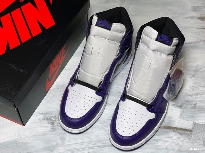 Cheap TBK OG 1 High Jordan 555088-500 Court Air Purple 0715